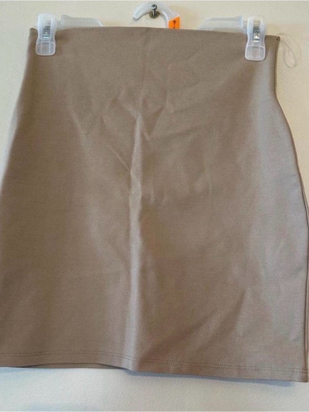 Windsor Tan Beige Mini Skirt